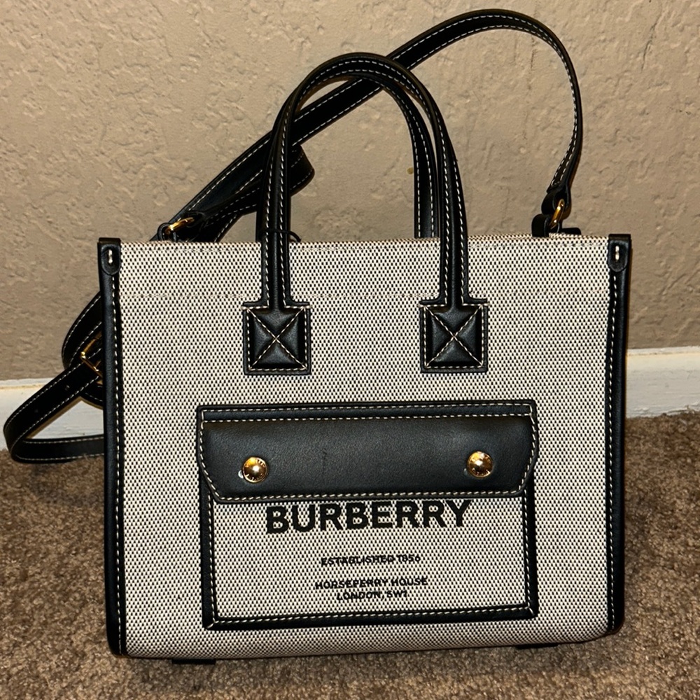 Canvas & Leather Mini Freya Tote